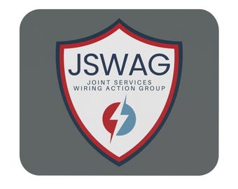 JSWAG Mouse Pad | Joint Services Wiring Action Group Desk Accessory, Personalized Gift for Tech Lovers, Office Decor, Gamer Essential, [...]