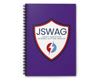 JSWAG Spiral Notebook - A Perfect Gift for Students and Professionals, Customized Journal, School Supplies, Office Notepad, Note Taking