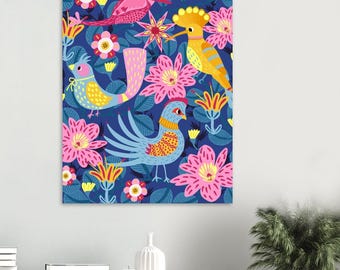 Fanciful Birds at Night