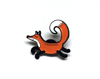 Running Fox Pin