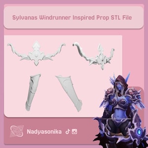 Archivo STL de accesorios inspirados en Sylvanas Windrunner