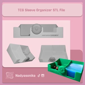 TCG Sleeve Organizer STL File