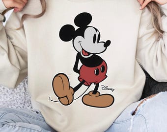 Disney Vintage Musse Pigg Tröja, Vintage Disney Musse Pigg Tröja, Disneyworld Semester Tröja, Disney Retro Tröja