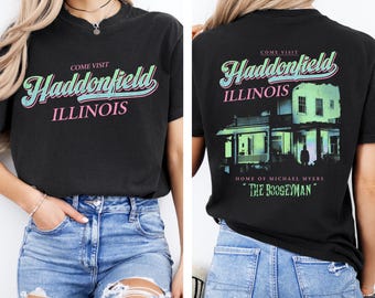 Comfort Colors© Welcome To Haddonfield Shirt, Michael Myers Haddonfield Shirt, Halloween Horror Movie Tshirt, Halloween Movie Tee