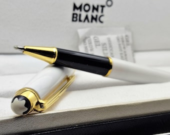 Montblanc Star walker Black Ink Roller White Ball Pen Refurbished