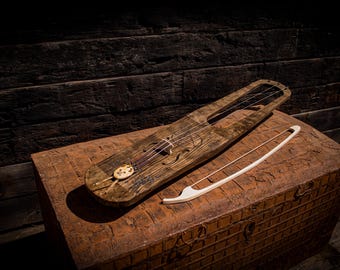 Bass tagelharpa "Pentagram", Bow lyre, Bass talharpa, ALT-lyre, medieval music