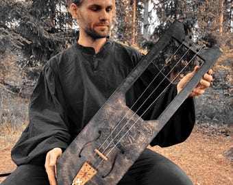 Tagelharpa Grey Fenrir, Jouhikko, medieval music, viking lyre