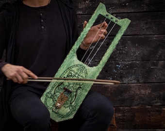 Tagelharpa Grey Fenrir, Jouhikko, medieval music, viking lyre