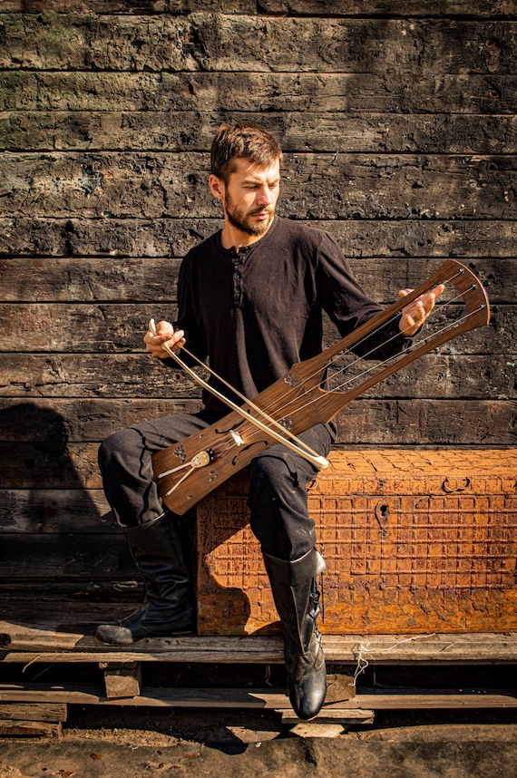 Tagelharpa Thor, Bow Lyre, Bass Talharpa, Alt-lyre, Medieval Music