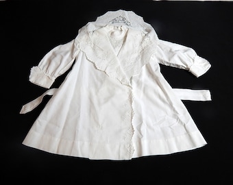 Manteau vintage édouardien anglais pour tout-petit/jeune enfant Broderie exquise