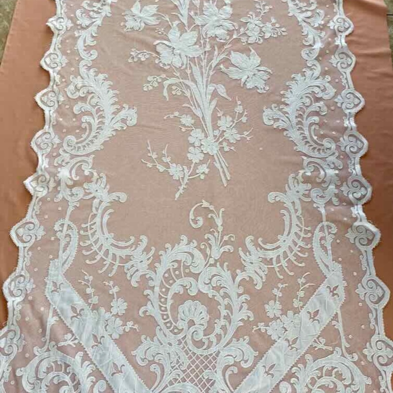 Handmade French Country Floral Curtain Panel – 100% Cotton Tab Top Drape In Black Amber