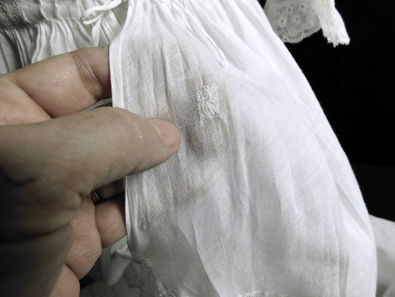 Victorian Christening Gown English with Ruffles a… - image 10