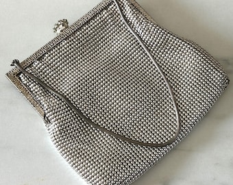Small Vintage Metallic Evening Bag British Made