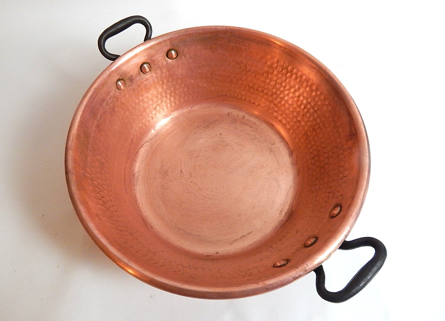 Cuivre Massif Français Confiture' Pan Vintage