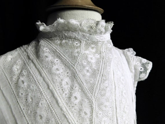 Victorian Christening Gown English with Ruffles a… - image 3