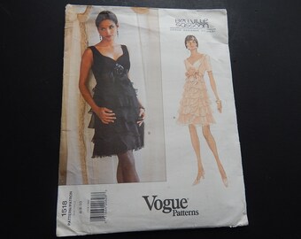 Vintage Vogue Designer Pattern by Bellville/Sassoon 1980s