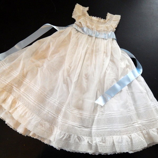 Vintage French Handmade Child's Dress