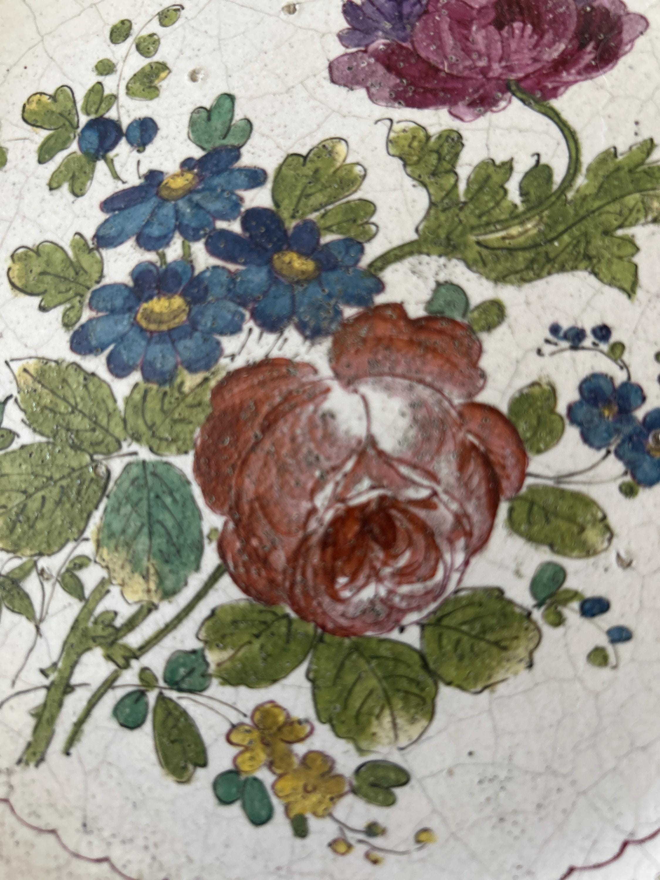 ヴーヴ・ペラン作 19世紀フランスアンティークプレートペア - Etsy 日本