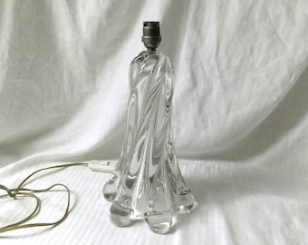 Vintage French Crystal Lamp Base  So 'Chic', So French 1930s