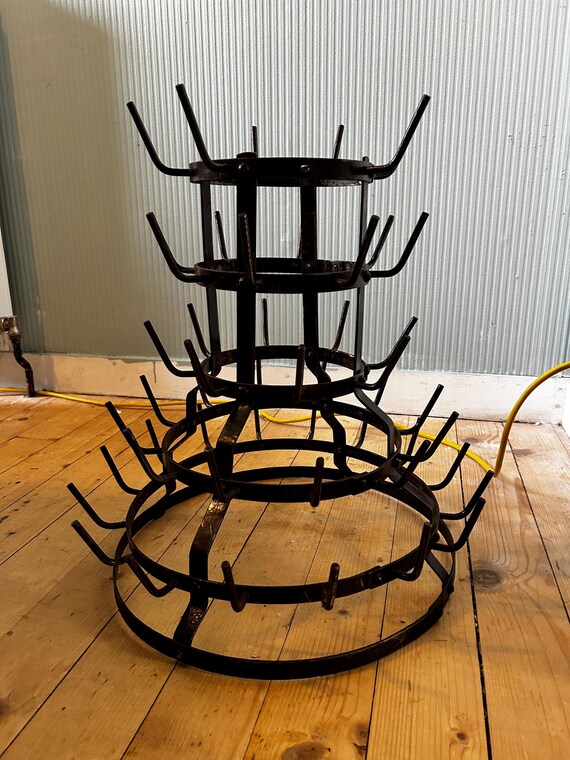 Wooden bottle drying rack hotsell