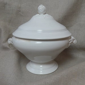 French Porcelain Soup Tureen Fine and Elegant  c.1890/1910