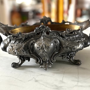 Antique French Metal Jardiniere (Planter) Belle Epoque