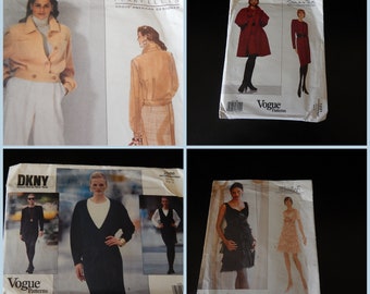 1  Vintage Vogue Designer Pattern (Choose 1 or All 4)