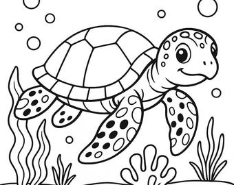 Sea Creature Coloring Book PDF