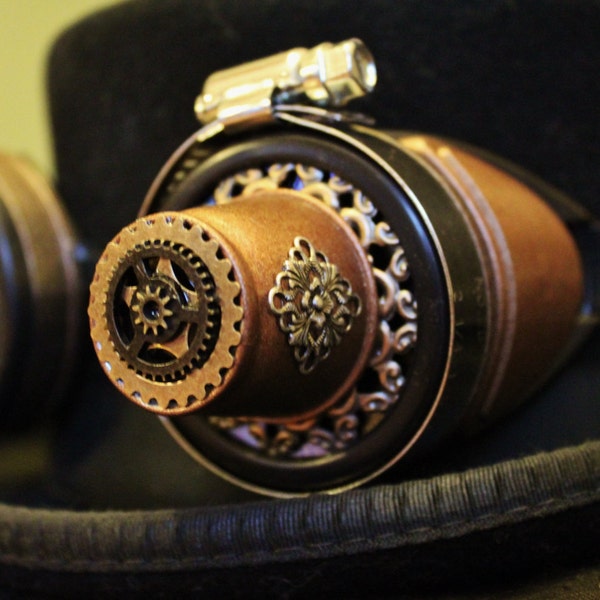 Steampunk Goggles with Magnifying Telescopic Lens