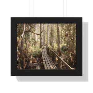Naturinspiriertes gerahmtes Poster, Wandkunst, Walddekor, Dekoration für Haus oder Büro, Geschenk für Naturliebhaber