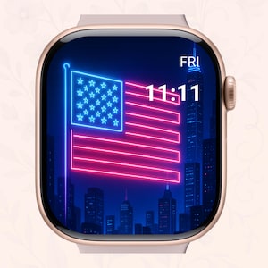 4th of July Apple Watch Wallpaper, Statue of Liberty, Patriotic, Independence day