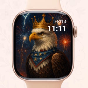 4th of July Apple Watch Wallpaper, Statue of Liberty, Patriotic, Independence day