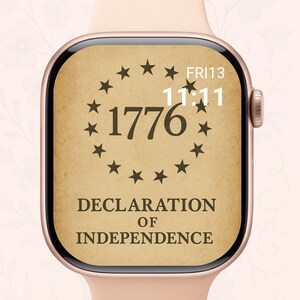 4th of July Apple Watch Wallpaper, Statue of Liberty, Patriotic, Independence day
