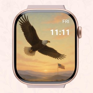 4th of July Apple Watch Wallpaper, Statue of Liberty, Patriotic, Independence day