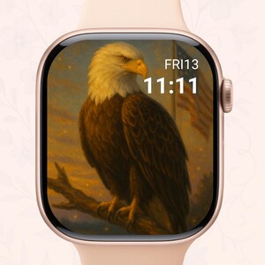 4th of July Apple Watch Wallpaper, Statue of Liberty, Patriotic, Independence day