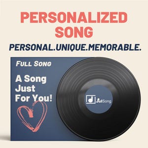 Personalized Song Gift - Custom Music for Birthday, Wedding & Anniversary Moments | Digital Download | Full Song