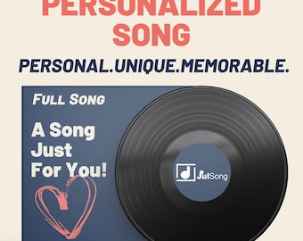 Personalized Song Gift - Custom Music for Birthday, Wedding & Anniversary Moments | Digital Download | Full Song