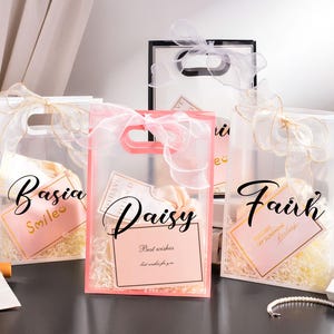 Banna 30 Bolsas De Regalo Transparentes Plástico Ecológicas | Meses Sin