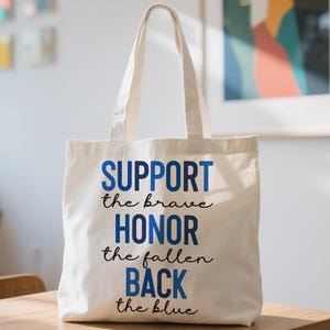 Support Honor Back Png, Support The Brave Honor Png, Back the Blue Png, Police Svg, Police Support Png, Thin Blue Line Svg