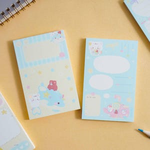 Cute Sticky Notes with 50 Sheets, Girly Notepad, Personalized Sticky Note, Office Stationery Supplies, Aesthetic WFH Esssential, unique gift