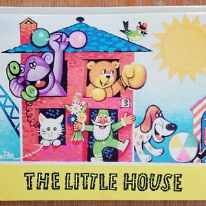 Vintage 1970s  The Little House Book -  My Little Library-  Illustrated by Vojtěch Kubašta - 1970s Czech Children&#39;s Book - Pop up book