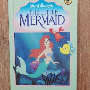 Vintage 1992 Disney&#39;s The Little Mermaid Storybook - Budget Books Edition - Classic Ariel Book