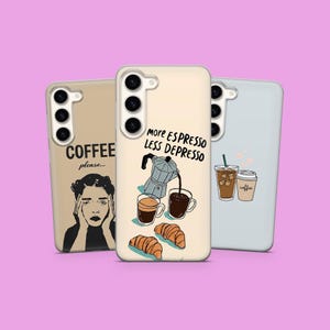 Coffee Phone Case Espresso Coffee Lover Cover for Samsung, iPhone & Pixel
