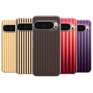 Color Stripes Phone Case Minimalist Design Cover for Pixel 10 Pro, 8 7, 6A Samsung S25, S24 FE, A56, A16, A15, iPhone 17 Pro 15 14 13 Pro 12