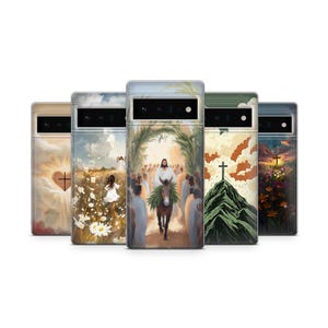 Palm Sunday Phone Case: Christian Art Cover for Pixel, Samsung & iPhone
