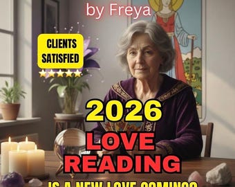 Lectura de Tarot de Freya: Amor Brutalmente Honesta para 2026 / Predicción Psíquica Precisa / Perspectiva sobre Almas Gemelas y Relaciones
