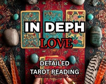 Lectura de amor profunda / Lectura de tarot • Perspectivas del futuro por wildwoodwitchbyfreya Guía del destino e informe escrito de lectura precisa (PDF)