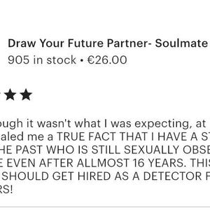 Draw Your Future Partner- Soulmate Portrait | Soulmate Drawing | Love Drawing-Future Husband-Drawing Twin Flame Drawing Same Day image 2