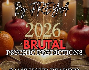 Lectura psíquica de wildwoodwitchbyfreya para la misma hora BRUTAL 2026 / Predicción médium de amor, riqueza y suerte sin edulcorantes
