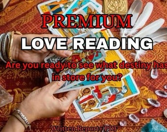 Lectura PREMIUM en la misma hora / Lectura de Tarot / Informe escrito (PDF) por Wildwoodwitchbyfreya